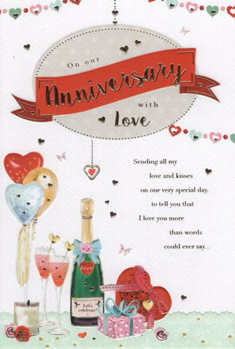 Picture of ON OUR ANNIVERSARY CARD